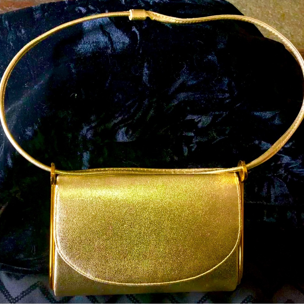 Vintage “Andé” Gold Lame Purse.